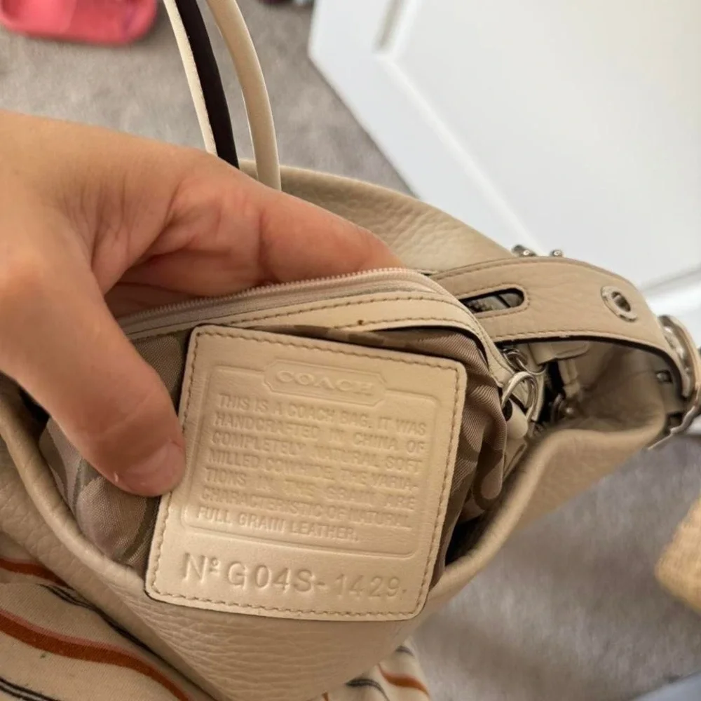 Coach 1429 Cream Beige Shoulder bag